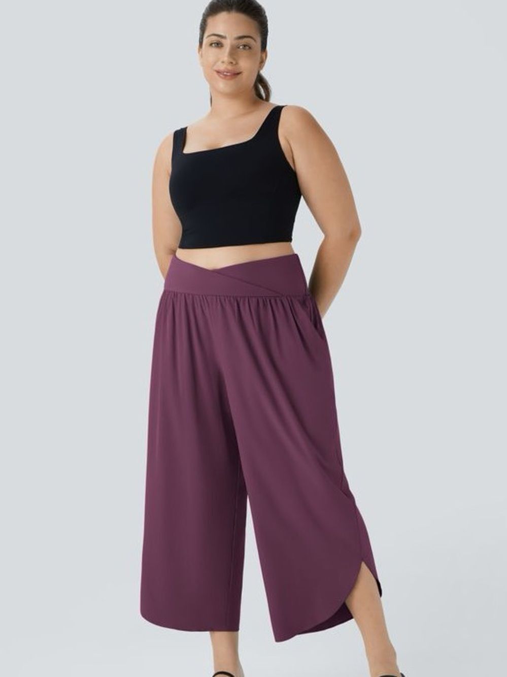 NWT Halara Breezeful High Waisted Crossover Quick Dry Resort Pants